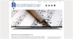 Desktop Screenshot of musicacristianaahora.com
